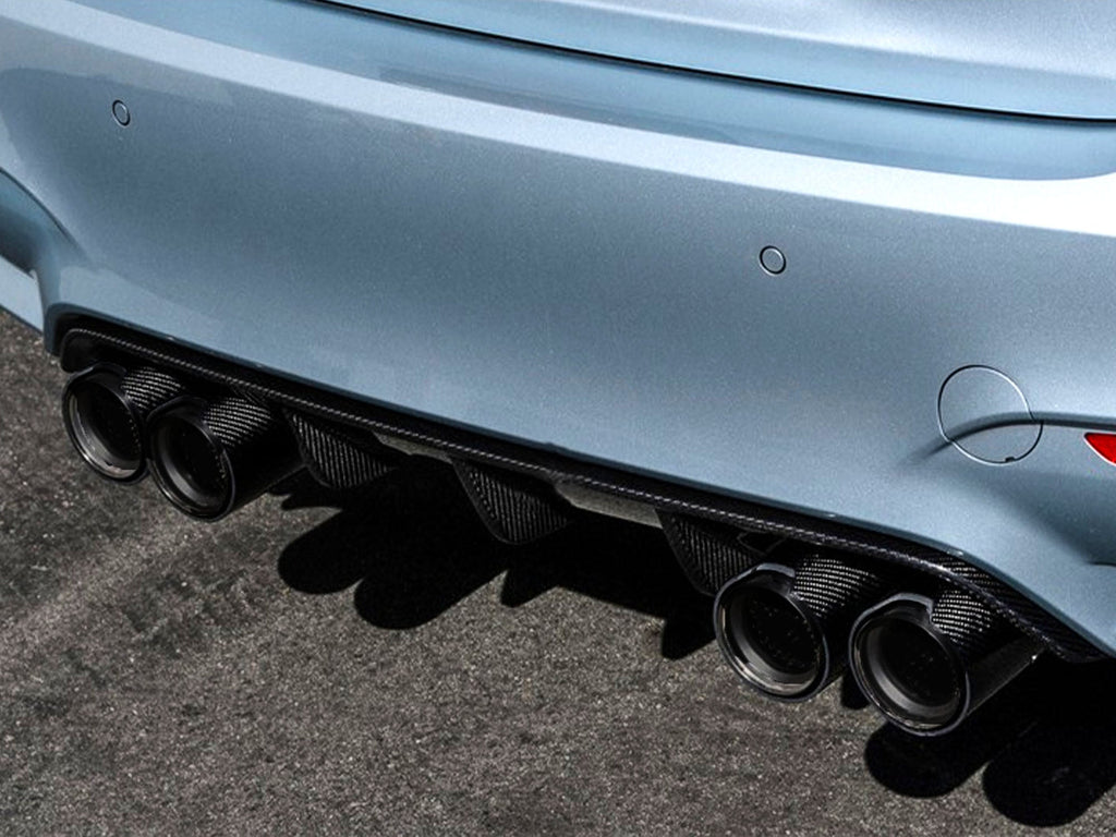 Carbon Exhaust Tips (Pair) - For BMW E90 E92 F30 325 328 330 - Autunik.com