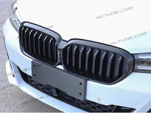 Gloss Black Front Bumper Kidney Grill for BMW 5-Series G30 530i 540i 2021-2023