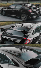 Gloss Black Rear Trunk Spoiler Roof Wing For 2017--2021 Honda Civic FK7 HATCHBACK (Not fit Sedan)
