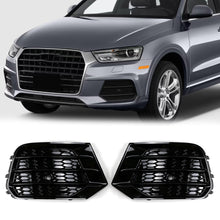 Left & Right Fog Light Grille Cover For Audi Q3 2016 2017 2018