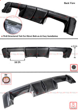 For 2021-2025 BMW G80 M3 G82 M4 Euro Style Real Carbon Fiber Rear Bumper Diffuser