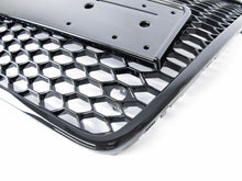 RS6 Style For 2005-2011 Audi A6 S6 C6 Front Bumper Mesh Grill Honeycomb Black