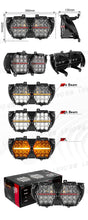 LED Dual Headlight Projector Hi/Lo for Harley Road Glide 2015-2023