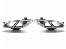 Chrome/Black Exhaust Tips for Mercedes W212 W205 Sedan Coupe C207 W166 W253