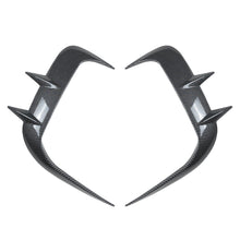 For 2024+ BMW 5 Sereies G60 M-Sport Front Bumper Side Blade Canards Splitter Carbon Style