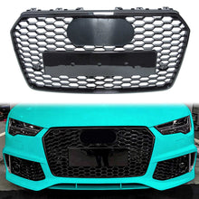 Black Honeycomb Front Grille For AUDI A7 C7.5 S7 2016-2018 fg46