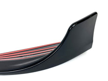 Gloss Black Front Bumper Splitter Spoiler For Mercedes C W206 S206 C300 C43 AMG 2022-2024