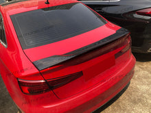 Real Carbon Fiber Rear Trunk Spoiler Highkick Duckbill Wing for AUDI A3 8V S3 RS3 2013-2020