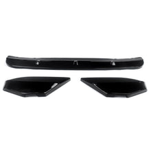 3x Gloss Black Front Bumper Lip Lower Spoiler Splitter For BMW F98 F97 X3M X4M 2019-2021