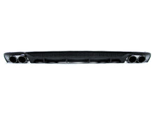 Gloss Black Rear Diffuser + Exhaust Tips for Audi A4 S-line Sport Bumper 2017 2018 2019