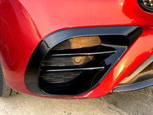 2x Fog Light Air Vent Covers Gloss Black for 2021–2024 Mercedes W213 E-Class E300 E350 E450 E53 AMG Bumper