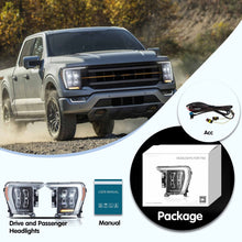 Upgraded LED Projector Headlights For Ford F-150 14th Gen. 2021-2023