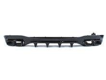 C63 Look Gloss Black Diffuser & Exhaust Tips For 2022-2025 Mercedes C-Class W206 C200 C300 C43 Sedan AMG Bumper
