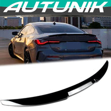 Gloss Black Rear Trunk Spoiler For BMW 4-Series G22 Coupe 430i M440i 2021-2024