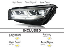 Left Driver Side For 2018-2020 Audi Q5 SQ5 Full LED Headlight Assembly Headlamp