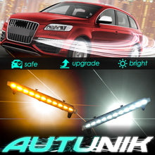 LED Daytime Running Light DRL Turn Signals Fog Lamps For AUDI Q7 2007-2009 dr2