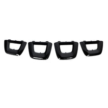 4x Gloss Black Front Bumper Molding Trim for 2016–2019 Mercedes-Benz GLC300 W253