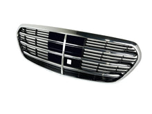 Chrome Front Bumper Grill for Mercedes W223 S400 S500 S450 S580 2021-2024