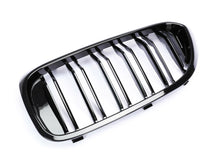 Double Slats Gloss Black Front Grille For BMW 5-Series G30 520i 530i 540i Sedan 2017-2020