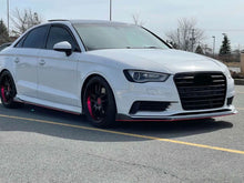 Pair Front Bumper Fog Lamp Light Grille Cover Bezel Trim For AUDI A3 2013-2017