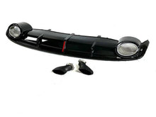 Rear Diffuser + Exhaust Tips For Audi A7 C7 S-Line Sedan 2012-2015