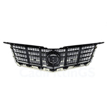 Front Bumper Upper Lower Grille Black 2013-2016 Cadillac SRX