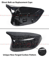Forged Carbon Fiber Mirror Cover Caps fits for Infiniti Q50 Q60 2014-2024