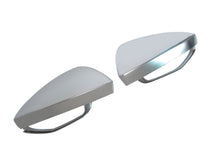 Matte Chrome Side Mirror Cover Caps For Audi A6 C8 S6 A7 4K S7 2019-2023 w/o Lane Assist mc70