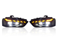 Pair Sequential LED Headlights Turn Signal for 2013-2016 Audi A4 S4 B8.5