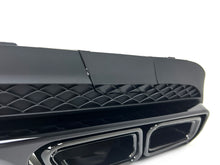 Diffuser & Black Exhaust Tips For Mercedes E W212 S212 E250 E300 E350 AMG 2014-2016
