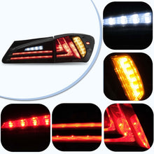 Smoked Led Tail lights Fit Lexus IS250 350 IS F 2006-2015 Rear Lamp Assembly
