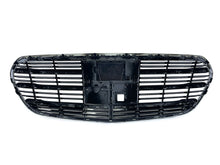 Gloss Black Front Bumper Grille for Mercedes W223 Sedan S400 S500 S450 S580 2021-2024