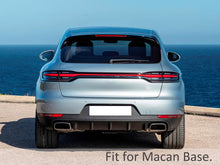 3-Layer Sporty Tail Pipe for 2019-2025 Porsche Macan 2.0L Stainless Steel Exhaust Tips