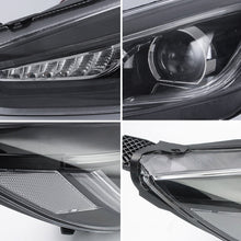 LED Headlights Assembly for 2015-2018 Ford Focus Demon Eyes w/Sequential Signal Set