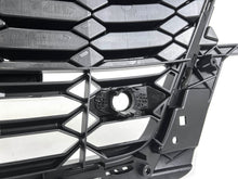 Honeycomb Black Front Grill for Audi A4 B9.5 Sline S4 2020-2023 fg316