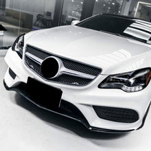 Gloss Black Front Splitter Molding Trims For Mercedes W207 C207 Coupe AMG 2014-2017