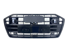 Gloss Black Front Grill for Audi A6 C8 S6 2019-2024 with ACC fg321