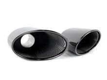 60mm Inlet Black Exhaust Tips Muffler for Audi A4 A5 A6 A7 Refit To RS4 RS5 RS6 RS7