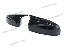 Gloss Black Side Mirror Cover Caps For BMW X5 X6 E70 E71 mc105