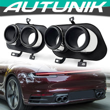 Chrome Exhaust Tips for Porsche 911 992 Non-PSE | Carrera 2019+