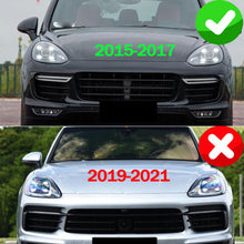 Left + Right Headlight Lens Clear Covers for 2015 2016 2017 Porsche Cayenne