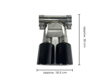 Black Exhaust Tips Tailpipe for Porsche 981 Cayman Boxster 2013-2016 et181