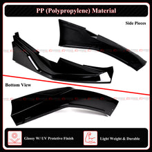 Gloss Black 3-Piece Front Bumper Lip Splitter For 2025+ Toyota Camry SE XSE