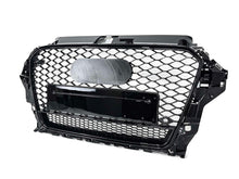 Gloss Black Front Mesh Grille For AUDI A3 8V S3 2013-2016 fg121