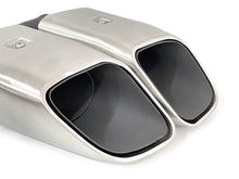 Square Twin Exhaust Tips For 11-14 Porsche Cayenne Base 958.1 Short Pipe