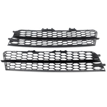 2x Black Front Fog Light Grill Cover For Audi Q7 Non-Sline 2010-2015