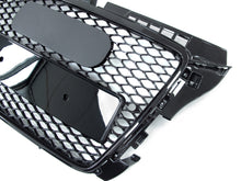 For 2009-2013 Audi A3 8P RS3 Style Front Grille (Gloss Black Frame + Honeycomb)