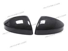 Real Carbon Fiber Mirror Caps For Audi TT TTS TTRS MK3 2016–2025 (No Lane Assist)