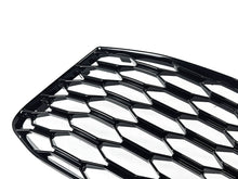 Left+Right Side Bumper Fog Light Lamps Frame Grille Cover For Audi RS6 2014-2018