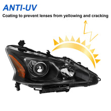 Left+Right Headlights Assembly For 2013-2015 Nissan Altima 4-Door Sedan